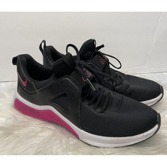 Nike Air Max Bella TR 5 Women’s Training Shoes Black Pink Size 8.5 Comfort - Picture 1 of 15